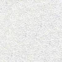 White Pearl AB Miyuki Size 8/0 seed beads, Colour  0471, 22gm approx.