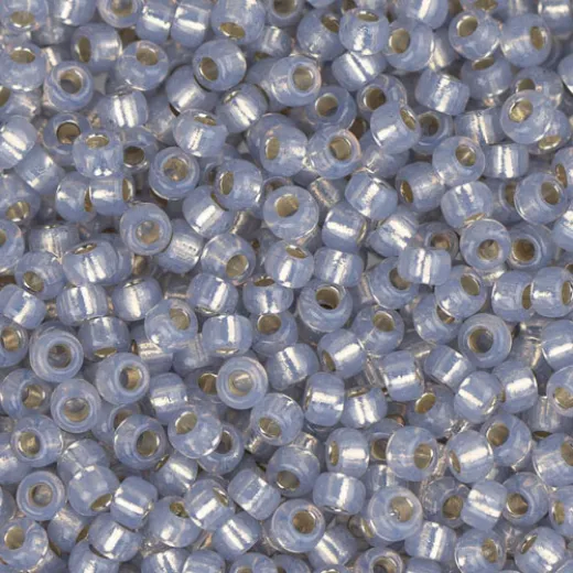 Smokey Opal Silver Lined Alabaster Miyuki Size 8/0 seed beads, Colour 0576, 22gm Smokey Opal Silver Lined Alabaster Miyuki Size 8/0 seed beads, Colour 0576, 22gm