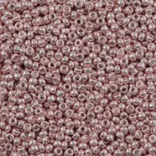 Galvanised Blush Colour-1086 Miyuki 11/0, 22g Galvanised Blush Colour-1086 Miyuki 11/0, 22g