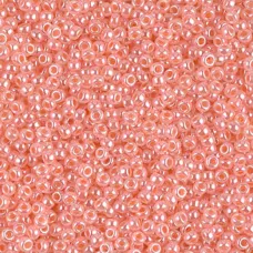 Salmon Ceylon Miyuki 8/0 Seed Beads, 22g, Colour 0539