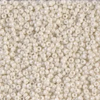 Opaque Limestone Luster Miyuki 11/0 Seed Beads, 22g, Colour 0600