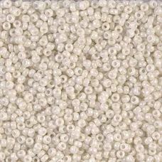 Opaque Limestone Luster Miyuki 11/0 Seed Beads, 22g, Colour 0600