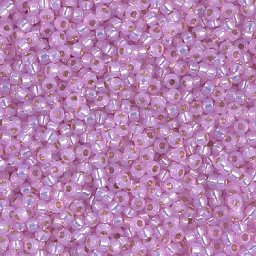 Pink Silver lined Colour-0644, Miyuki 11/0, 250g Wholesale Pack Pink Silver lined Colour-0644, Miyuki 11/0, 250g Wholesale Pack