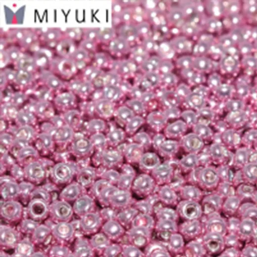 Galvanized Rose Miyuki 11/0 Seed Beads, 22g, Colour 1061 Galvanized Rose Miyuki 11/0 Seed Beads, 22g, Colour 1061
