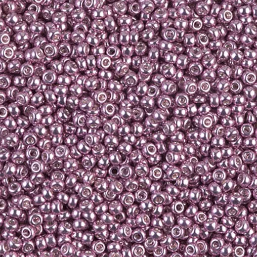 Galvanized Light Rose Miyuki 11/0 Seed Beads, 22g, Colour 1061L Galvanized Light Rose Miyuki 11/0 Seed Beads, 22g, Colour 1061L