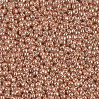 Galvanized Light Beige Miyuki 11/0 Seed Beads, 22g, Colour 1072L