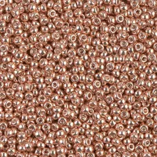 Galvanized Light Beige Miyuki 11/0 Seed Beads, 22g, Colour 1072L