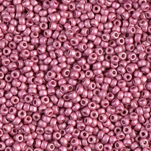 Matte Galvanized Duracoat Hot Pink, Colour-4210F, Miyuki 11/0, 22g Matte Galvanized Duracoat Hot Pink, Colour-4210F, Miyuki 11/0, 22g