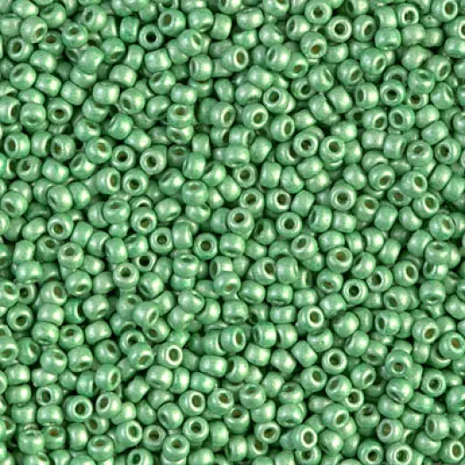 Galvanized Duracoat Matte Dk.Mint Green, Colour-4214F, Miyuki 11/0, 22g Galvanized Duracoat Matte Dk.Mint Green, Colour-4214F, Miyuki 11/0, 22g