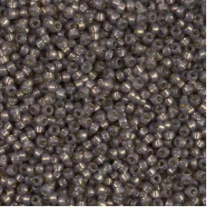 Silver lined Taupe Duracoat, Colour 4250, Miyuki 11/0, 22g approx.