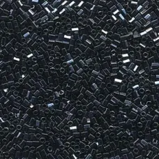 Cut Gunmetal Miyuki 11/0 Seed Beads, colour 0451 / 0611, 10g approx.