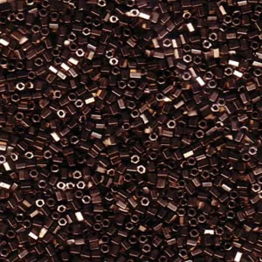 Cut Metallic Dark Bronze Miyuki 11/0 Seed Beads, colour 0457 / 0614, 22g approx. Cut Metallic Dark Bronze Miyuki 11/0 Seed Beads, colour 0457 / 0614, 22g approx.