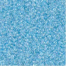 Glacier blue lined crystal AB Miyuki 11/0 seed beads, Colour 0269,  22g approx.