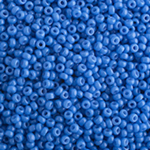 Opaque Delphinium Duracoat Miyuki 15/0 Seed Beads, Colour 4484, 100g approx.