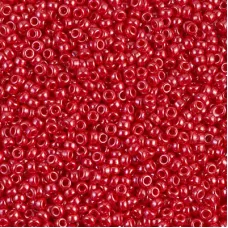 Red Opaque Lustre, Colour code 0426, 8/0, approx. 22g