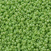 Opaque Chartreuse AB Miyuki 11/0 Seed Beads, 22g, Colour 0479