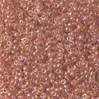 Dark Peach Lined Crystal AB, Colour-0275, Miyuki 11/0, 250g