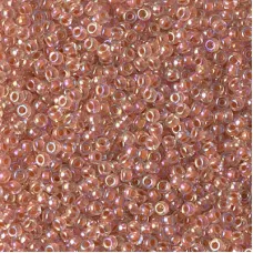 Dark Peach Lined Crystal AB, Colour-0275, Miyuki 11/0, 250g