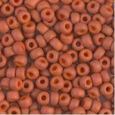 Matte Opaque Terracotta, Colour 1236, Miyuki 11/0, 22g approx. 