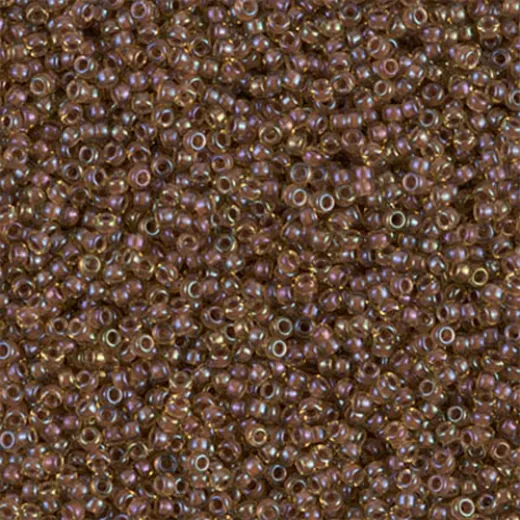 Mauve Lined Topaz AB Colour -0379, Miyuki 11/0, 22g Mauve Lined Topaz AB Colour -0379, Miyuki 11/0, 22g