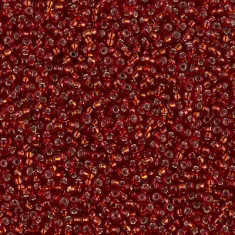 Ruby Red Silver Lined  Colour -0011 Miyuki 15/0 Seed Beads,8.2g apprx.