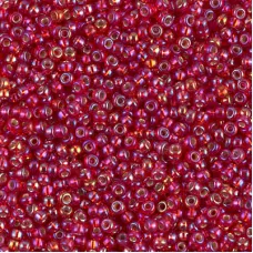 Flame Red Silver Lined AB Colour-1010, Miyuki 15/0, 8.2g
