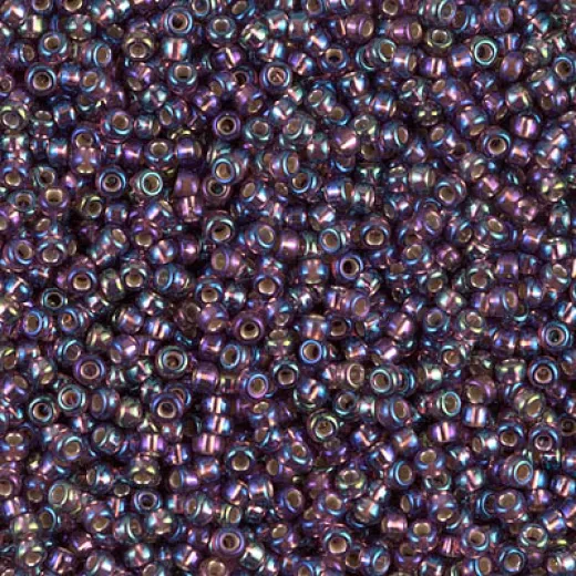 Dark Smoky Amethyst Silver Lined AB Colour-1013, Miyuki 15/0, 8.2g Dark Smoky Amethyst Silver Lined AB Colour-1013, Miyuki 15/0, 8.2g