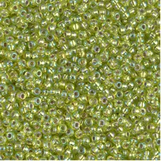 Chartreuse Silver Lined AB Colour-1014, Miyuki 15/0, 8.2g