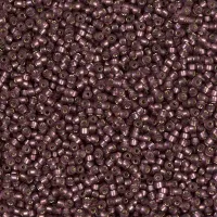 Matte Silver Lined Smoky Amethyst Miyuki Size 6/0 Seed Beads, Colour 0013F, 20g Approx.