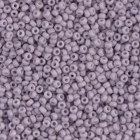 Matte Opaque Light Mauve Miyuki 15/0 Seed Beads, 8.2g, Colour 2025