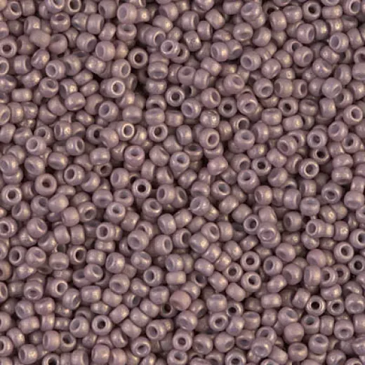 Matte Opaque Dusty Mauve Miyuki 15/0 Seed Beads, 8.2g, Colour 2027 Matte Opaque Dusty Mauve Miyuki 15/0 Seed Beads, 8.2g, Colour 2027