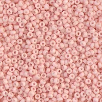 Matte Opaque Tea Rose Miyuki 15/0 Seed Beads, 8.2g, Colour 2036