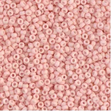 Matte Opaque Tea Rose Miyuki 15/0 Seed Beads, 8.2g, Colour 2036