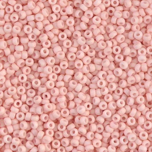 Matte Opaque Tea Rose Miyuki 15/0 Seed Beads, 8.2g, Colour 2036 Matte Opaque Tea Rose Miyuki 15/0 Seed Beads, 8.2g, Colour 2036