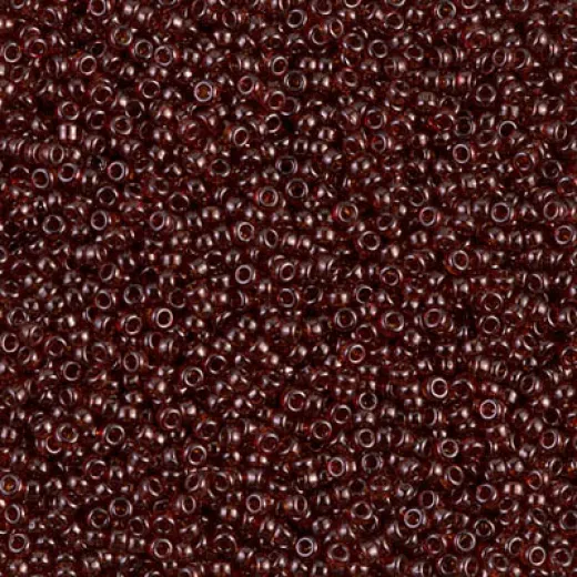Garnet Gold Luster Miyuki 15/0 seed beads, colour 0304, 8.2g approx.