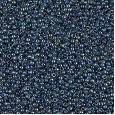 Montana Blue Gold Luster Miyuki 15/0 seed beads, colour 0305, 8.2g approx.