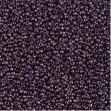 Sapphire Gold Luster Miyuki 15/0 seed beads, colour 0308, 8.2g approx.