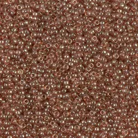 Peach Topaz Gold Luster Miyuki 15/0 seed beads, colour 0310, 100g Wholesale Pack