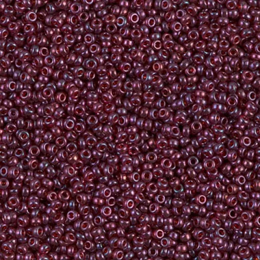 Cranberry Gold Luster Miyuki 15/0 seed beads, colour 0313, 100g Wholesale Pack Cranberry Gold Luster Miyuki 15/0 seed beads, colour 0313, 100g Wholesale Pack