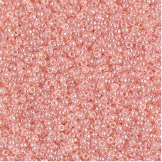 Pink Pearl Ceylon Miyuki 15/0 seed beads, colour 0519, 8.2g approx.