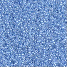 Sky Blue Ceylon Miyuki 15/0 seed beads, colour 0524, 100g Wholesale Pack Sky Blue Ceylon Miyuki 15/0 seed beads, colour 0524, 100g Wholesale Pack