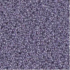 Purple Ceylon Miyuki 15/0 seed beads, colour 0525, 8.2g approx.