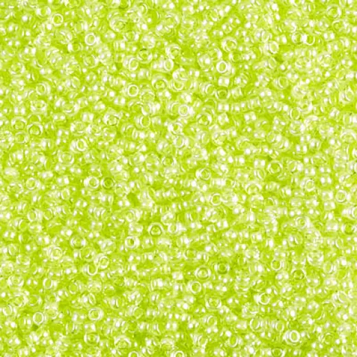 Luminous Limeade Miyuki 15/0 seed beads, colour 1119, 8.2g approx. Luminous Limeade Miyuki 15/0 seed beads, colour 1119, 8.2g approx.