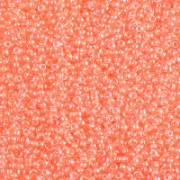 Luminous Flamingo Miyuki 15/0 seed beads, colour 1122, 8.2g approx.