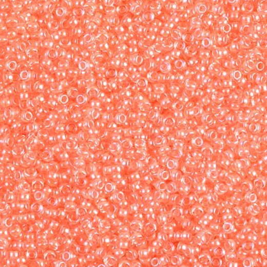 Luminous Flamingo Miyuki 15/0 seed beads, colour 1122, 8.2g approx.