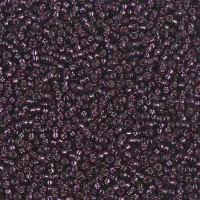 Dyed Silver Lined Wine Miyuki 15/0 seed beads, colour 1428, 8.2g approx.