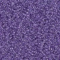 Sparkling Purple Lined Crystal Miyuki 15/0 seed beads, colour 1531, 8.2g approx.
