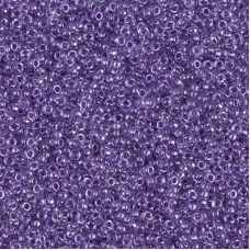Sparkling Purple Lined Crystal Miyuki 15/0 seed beads, colour 1531, 8.2g approx.