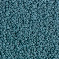 Dyed Semi-Frosted Opaque Shale Miyuki 15/0 seed beads, colour 1685, 8.2g approx.