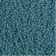 Dyed Semi-Frosted Opaque Shale Miyuki 15/0 seed beads, colour 1685, 8.2g approx.
